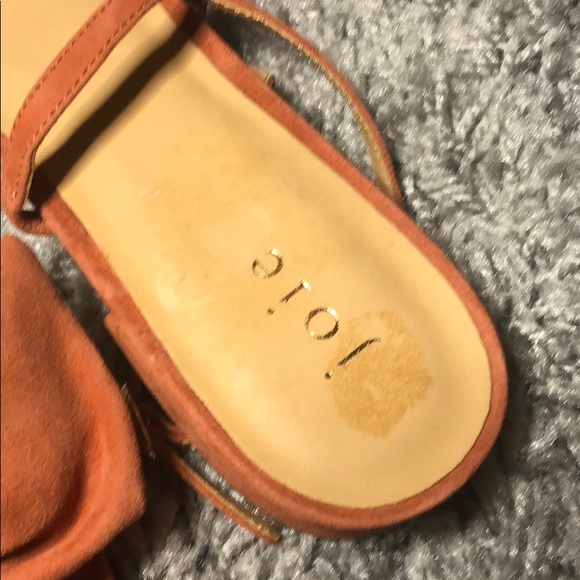 ❌SOLD❌Joie Parthena Bow Suede Sandal DesertRose 39 - Picture 3 of 4